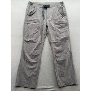 Free Soldier Pants Mens Charcoal Gray Lightweight Hiking Cargo Pants Belt 40x30